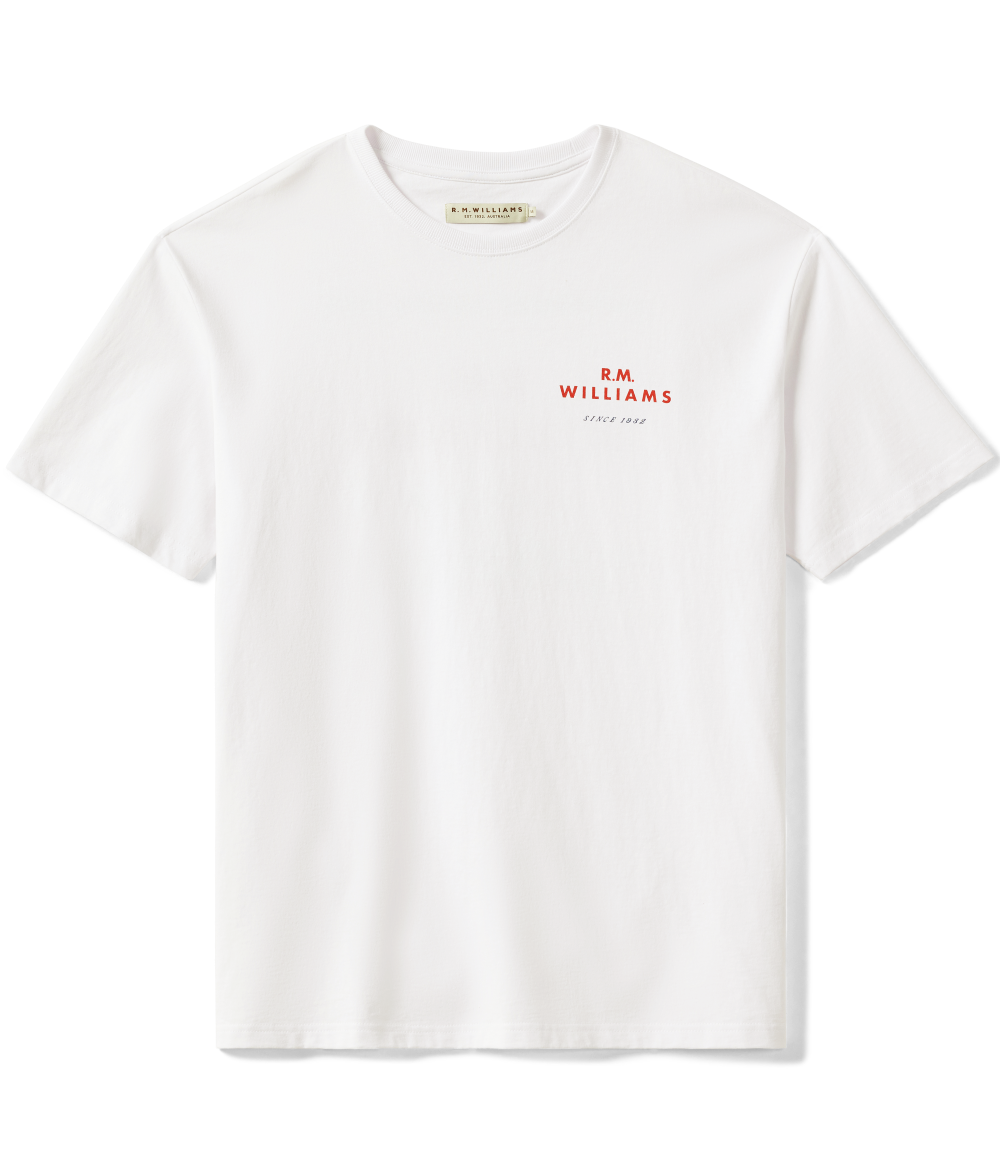 R.M.Williams - Menu T-Shirt - White