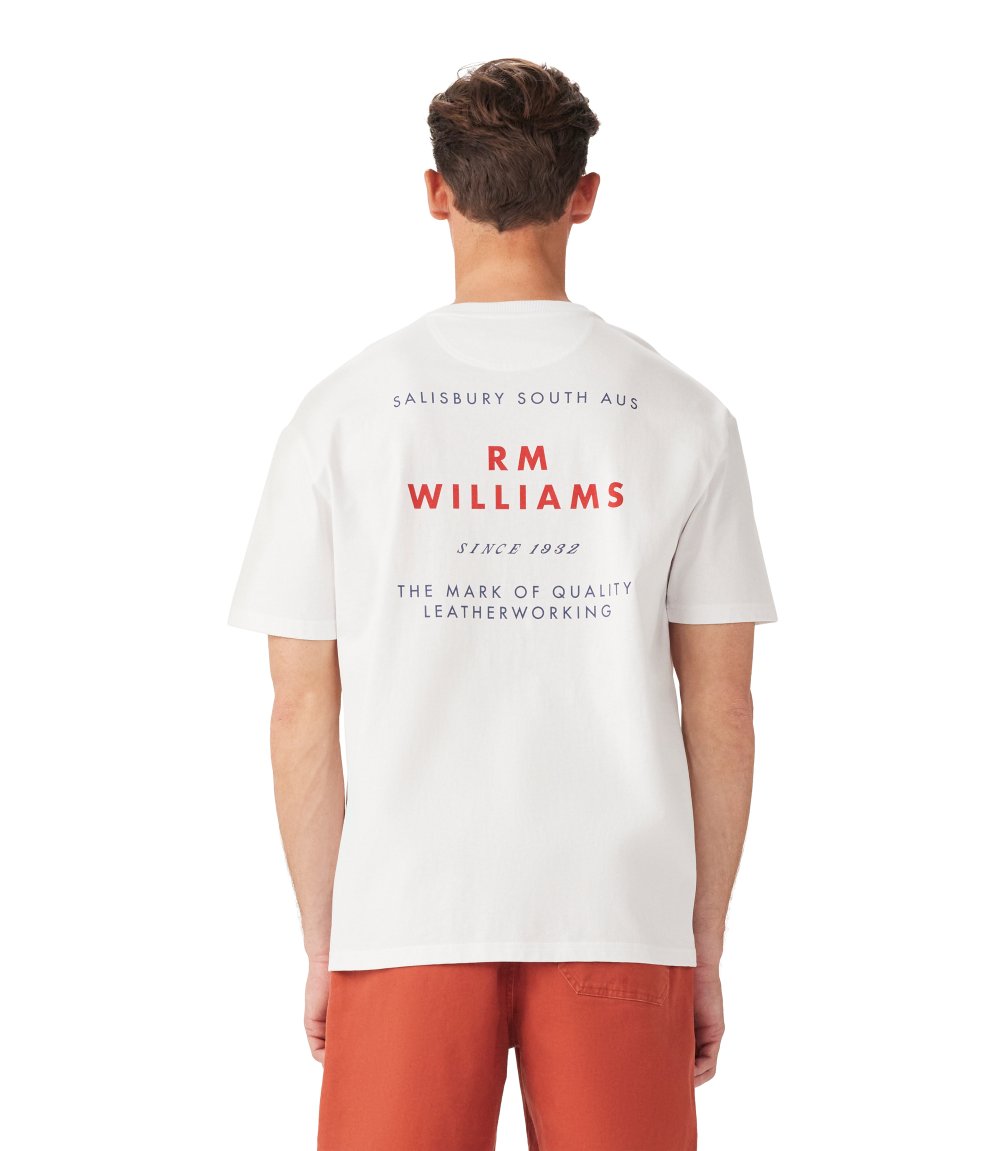 R.M.Williams - Menu T-Shirt - White