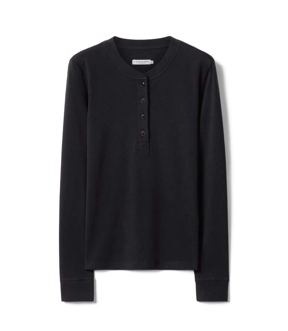 R.M.Williams - Jericho Rib Henley - Black