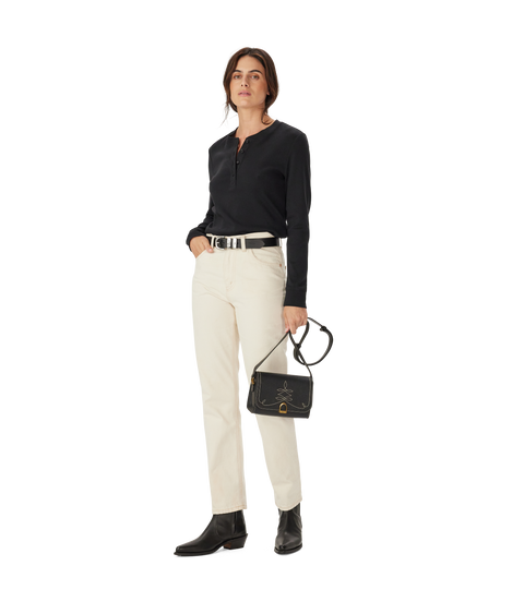 R.M.Williams - Jericho Rib Henley - Black