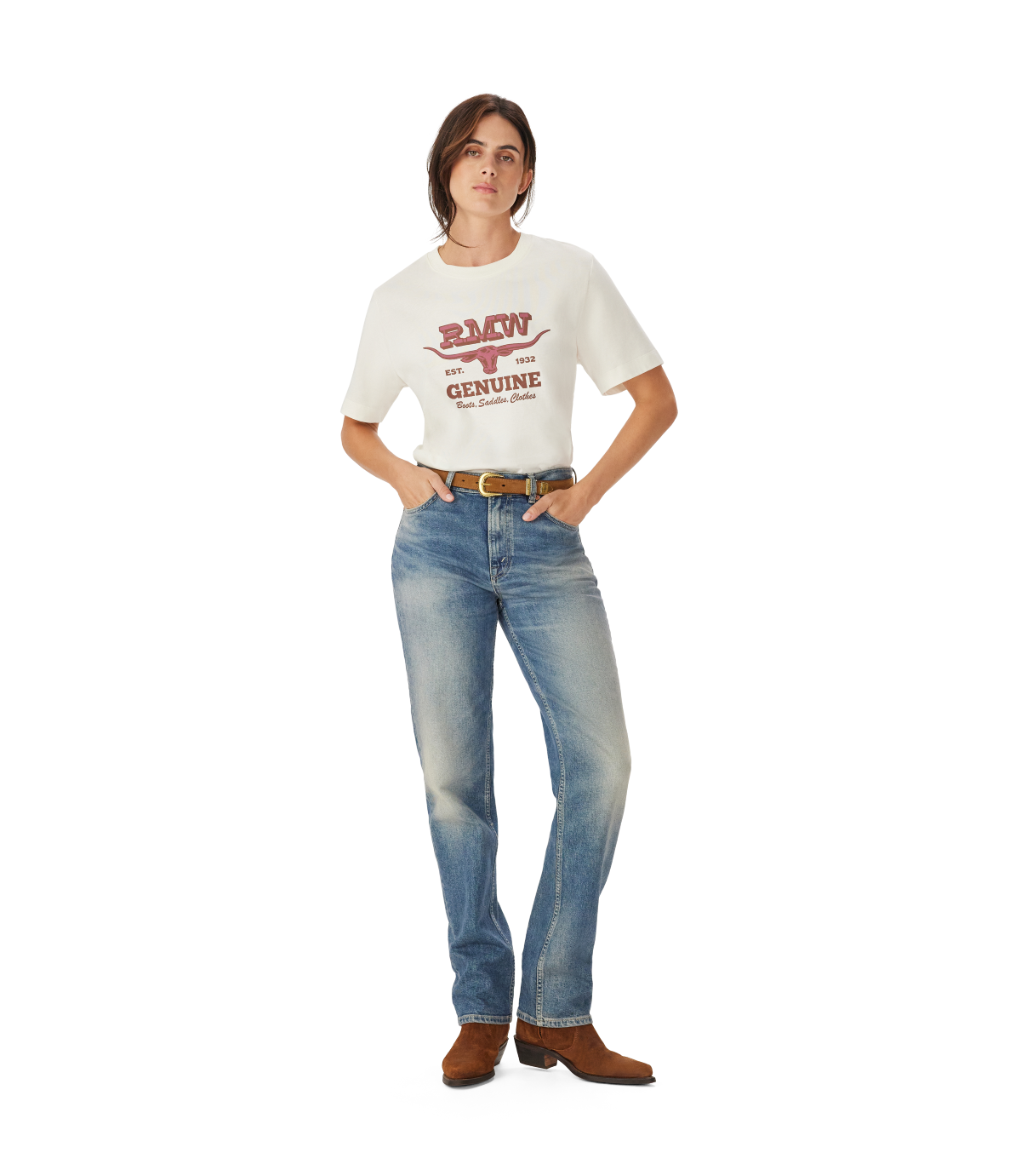 R.M.Williams - Louth T-Shirt - White
