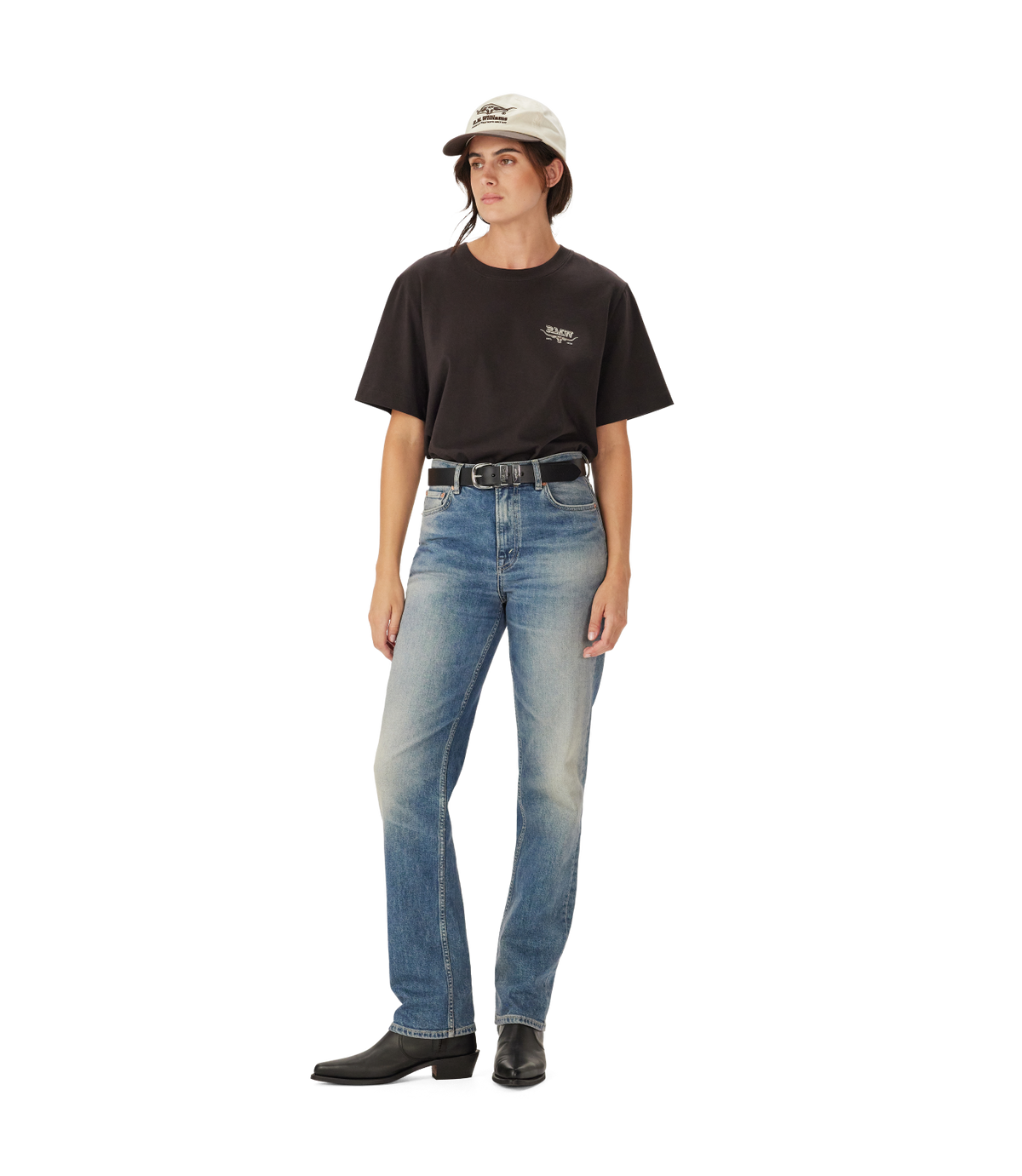 R.M.Williams - Louth Back Print T-Shirt - Dark Chocolate