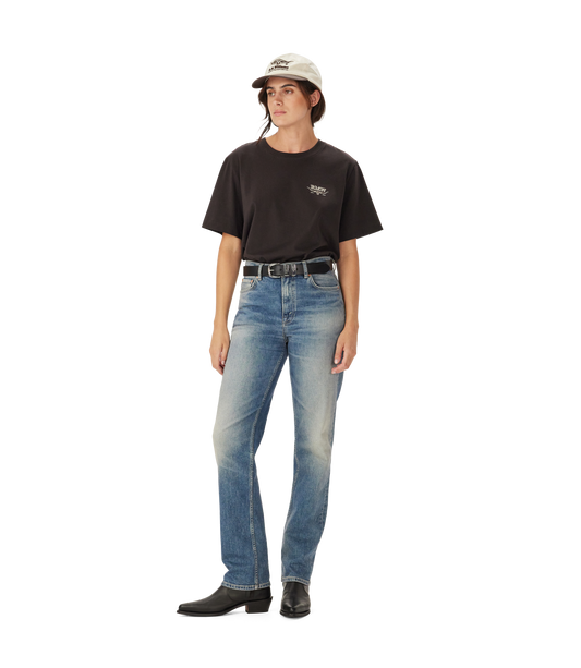R.M.Williams - Louth Back Print T-Shirt - Dark Chocolate