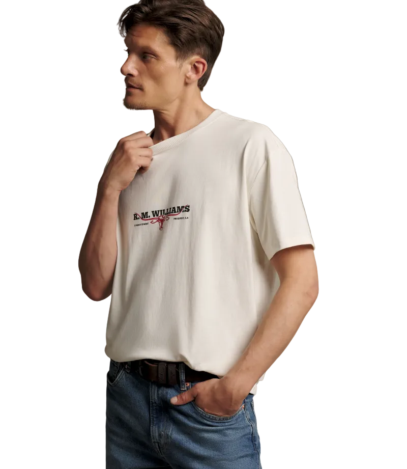 R.M.Williams - Holt T-Shirt - Vintage White