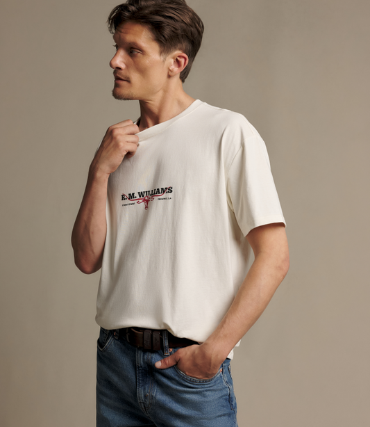 R.M.Williams - Holt T-Shirt - Vintage White