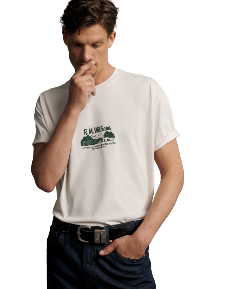 R.M.Williams - Workshop T-Shirt - White