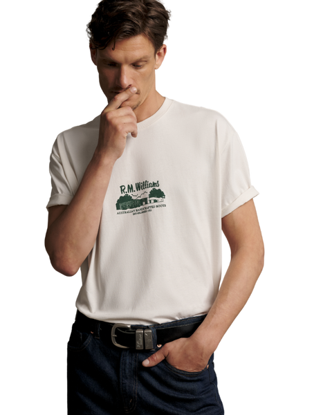 R.M.Williams - Workshop T-Shirt - White