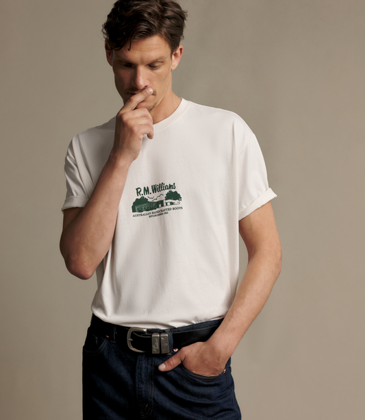R.M.Williams - Workshop T-Shirt - Ecru