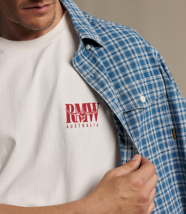 R.M.Williams - Classic RMW T-Shirt - White