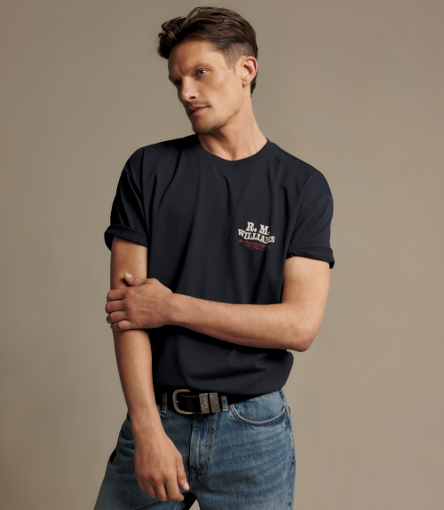R.M.Williams -  Kandos Tee - Navy