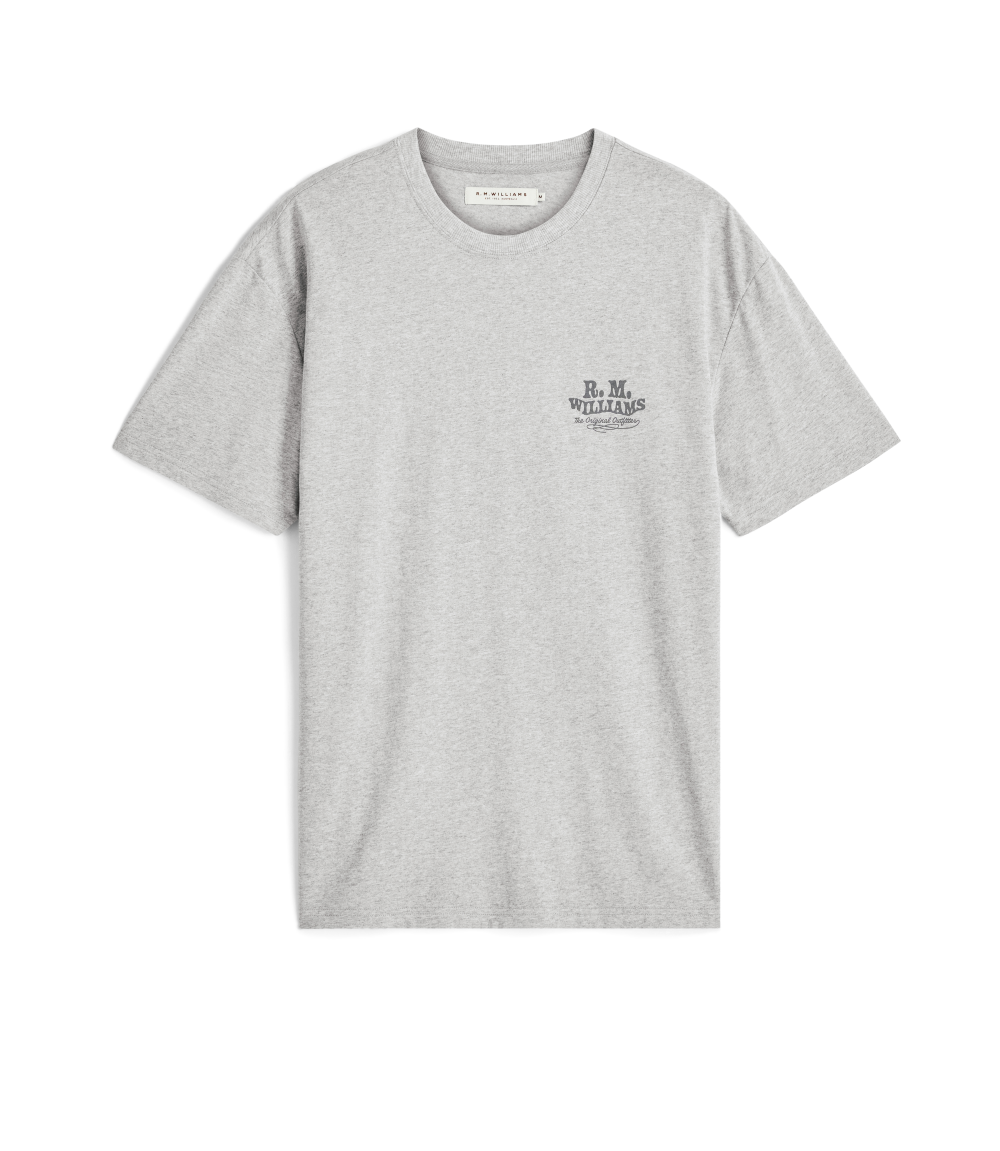 R.M.Williams -  Kandos T-Shirt - Grey Marle