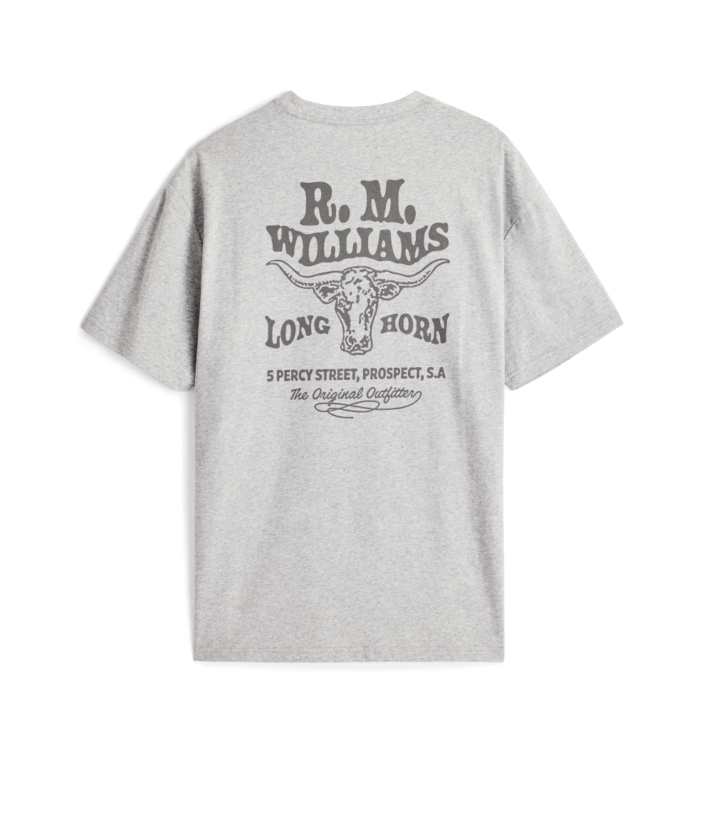 R.M.Williams -  Kandos T-Shirt - Grey Marle