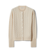 R.M.Williams - Seaforth Lambswool Cable Knit Cardigan- Sand