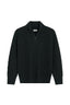 M.J. Bale - Bull Cable Half Zip Knit - Charcoal