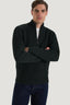 M.J. Bale - Bull Cable Half Zip Knit - Charcoal