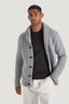 M.J. Bale - Munro Shawl Cardigan - Light Grey Melange