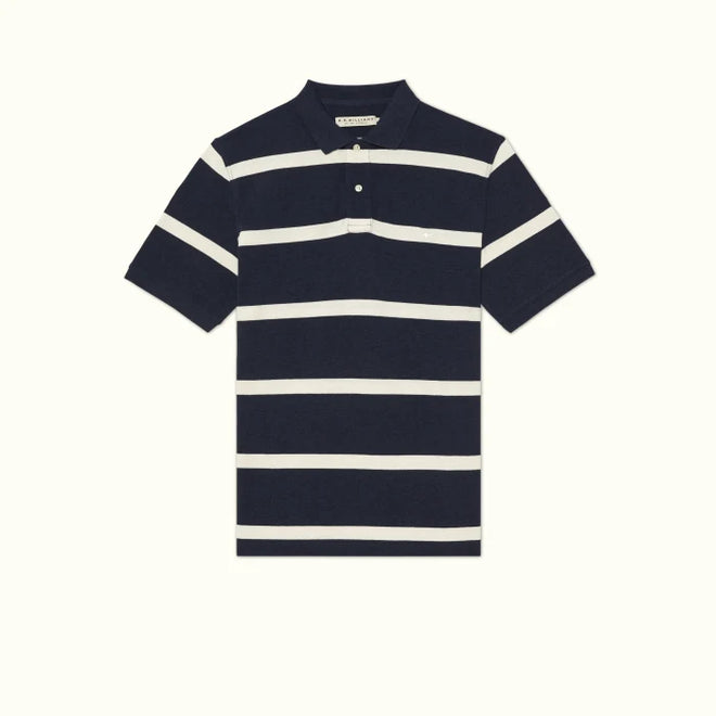 Rod Polo - Stripe - Navy/Cream