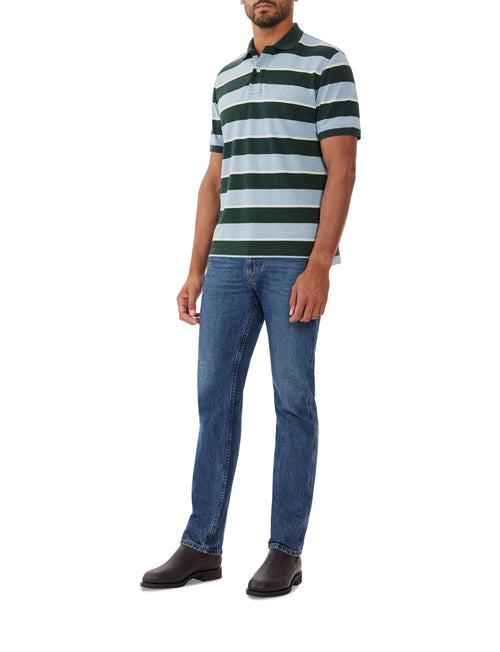 Rod Polo - Stripe - Green, Blue & White