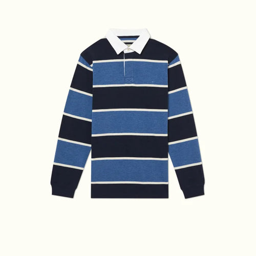 Tweedale Rugby - Stripe - Blue, Navy & White