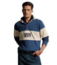 R.M.Williams -  Heritage Panel Rugby - Mid Blue