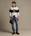 R.M.Williams - Heritage Panel Rugby Jumper - Ecru