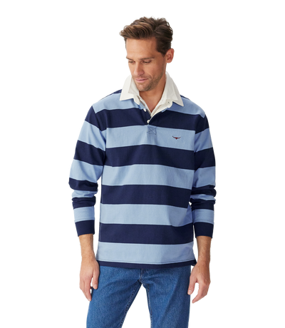 R.M.Williams - Cradle Rugby - Navy Blue/Light Blue