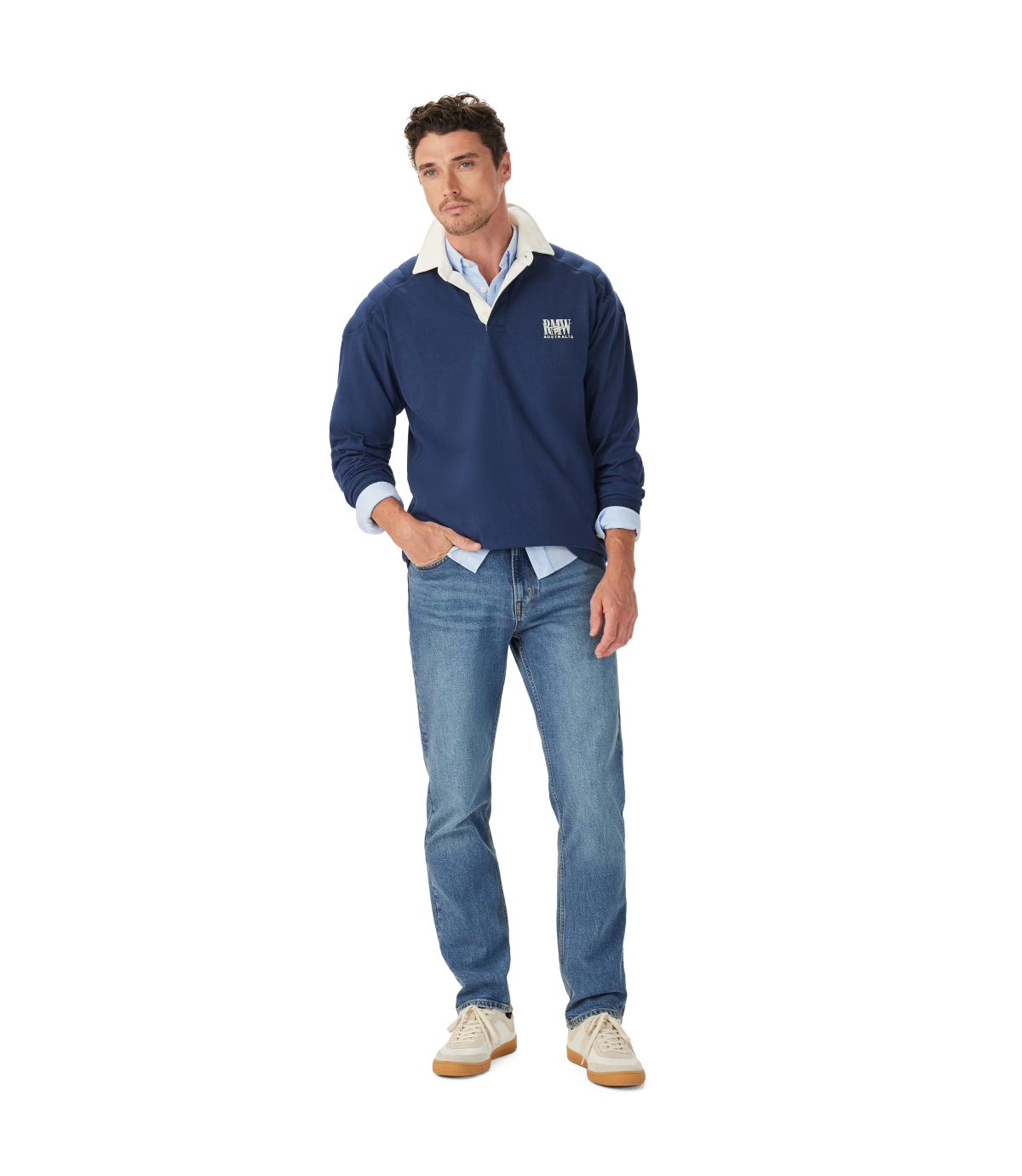 R.M.Williams - Classic RMW Rugby - Vintage Blue