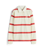 R.M.Williams -  Narran Heritage Stripe Rugby - Ivory Scarlet 