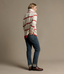 R.M.Williams -  Narran Heritage Stripe Rugby - Ivory Scarlet 