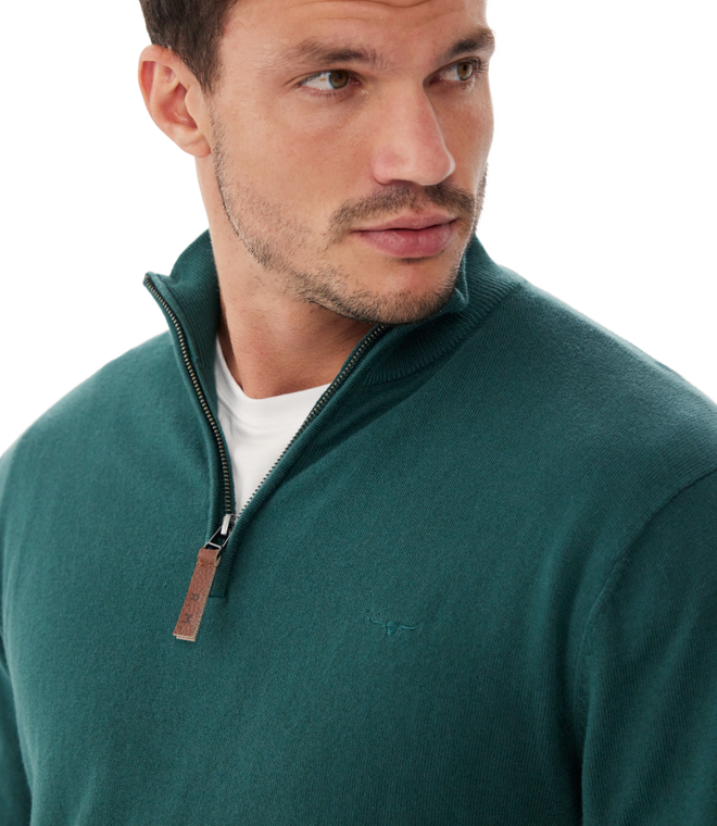 RM Williams - Ernest Sweater - Forest Green