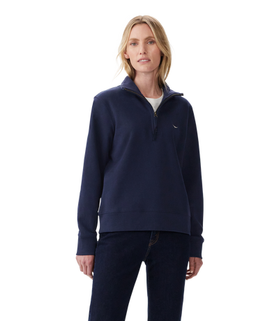 R.M.Williams - Trickett Quarter Zip Sweatshirt - Navy