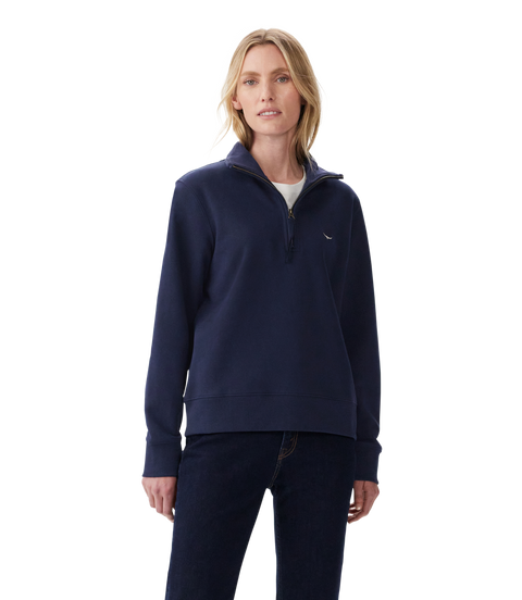 R.M.Williams - Trickett Quarter Zip Sweatshirt - Navy