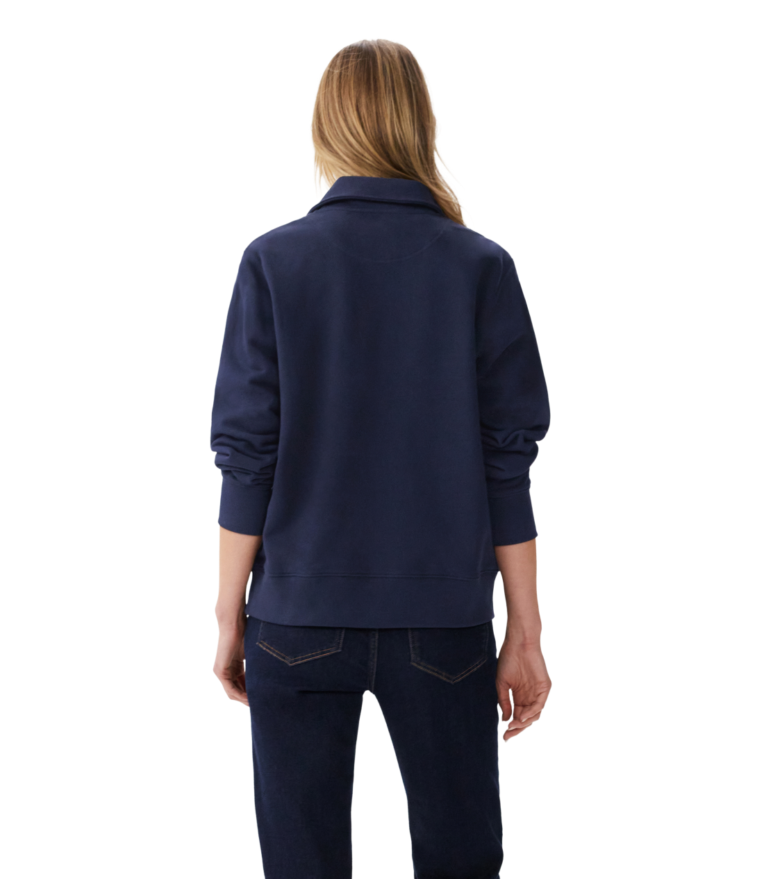 R.M.Williams - Trickett Quarter Zip Sweatshirt - Navy