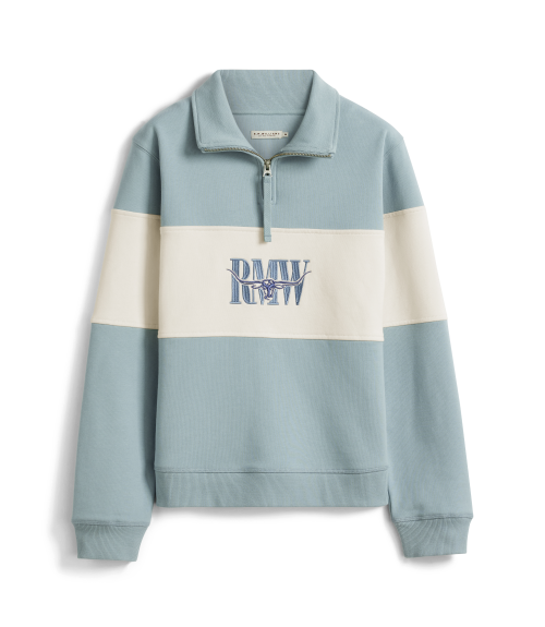R.M.Williams -  Trickett Panel Sweatshirt - Agate