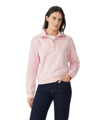R.M.Williams - Trickett Quarter Zip Sweatshirt - Pink