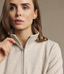 R.M.Williams -  Trickett 1/4 Zip Sweatshirt - Oatmeal