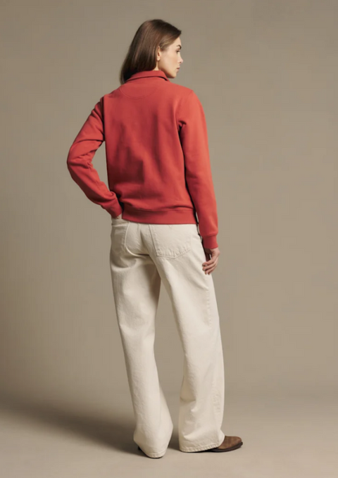 R.M.Williams -  Trickett quarter-zip sweatshirt - Scarlet