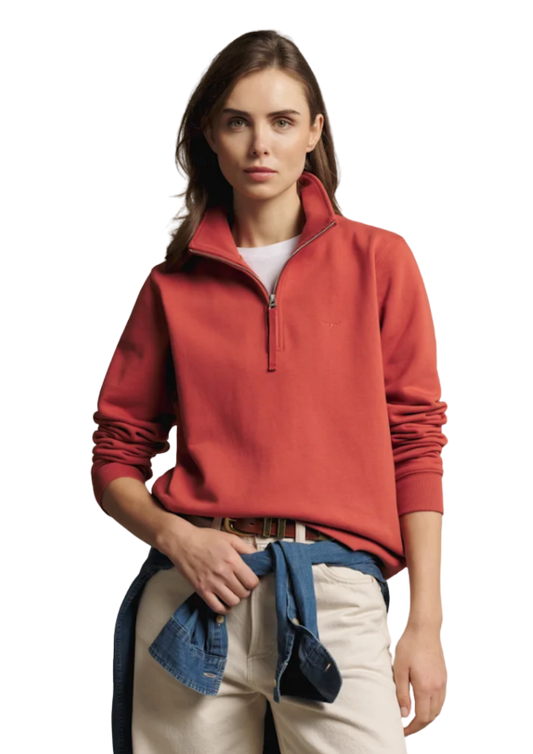 R.M.Williams -  Trickett quarter-zip sweatshirt - Scarlet