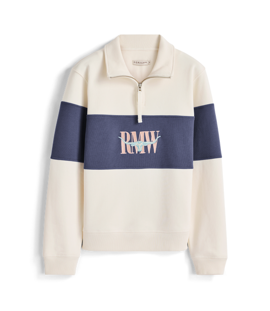 R.M.Williams - Trickett Panel Sweatshirt - Ivory