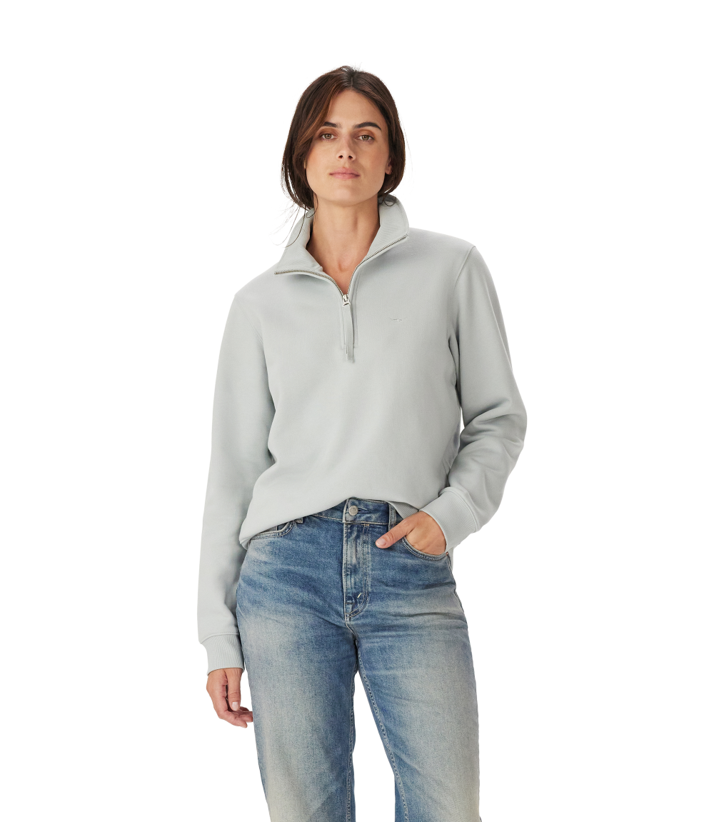 R.M.Williams - Trickett Quarter Zip Sweatshirt - Salt