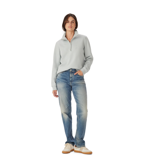 R.M.Williams - Trickett Quarter Zip Sweatshirt - Salt