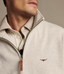 R.M.Williams -  Mulyungarie 1/4 Zip Sweat - Ecru Marle