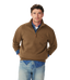 R.M.Williams - Mulyungarie Quarter Zip Sweatshirt - Cigar