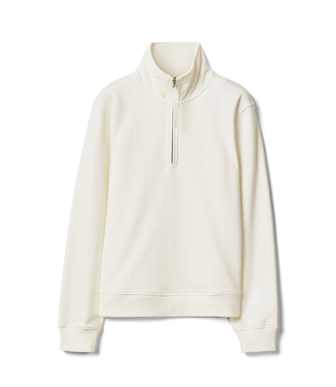 R.M.Williams - Trickett Quarter Zip Sweatshirt - Off White