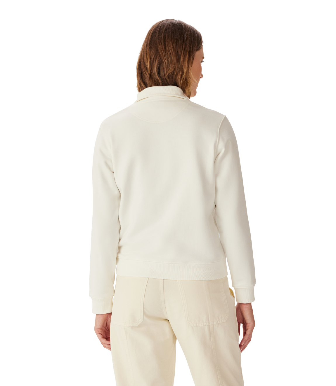 R.M.Williams - Trickett Quarter Zip Sweatshirt - Off White