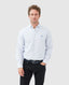 Gunn Oxford Stripe Shirt - Sports Fit - Royal