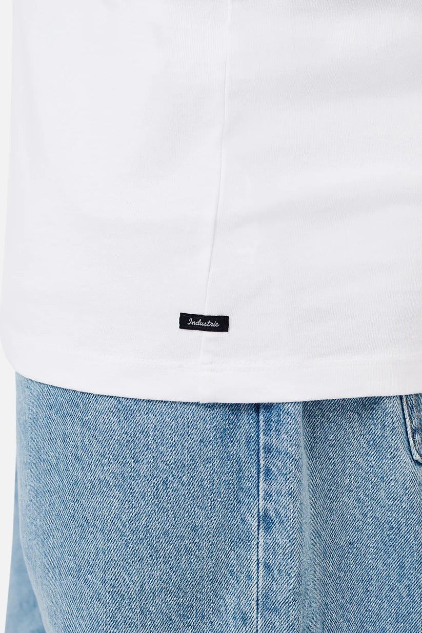 Industrie - The Long Sleeve Del Sur Tee - White