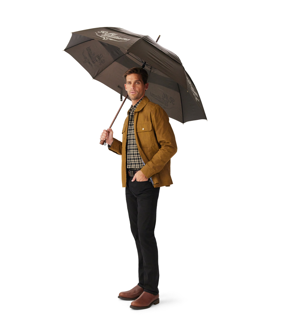 R.M.Williams - Golf Umbrella - Chestnut
