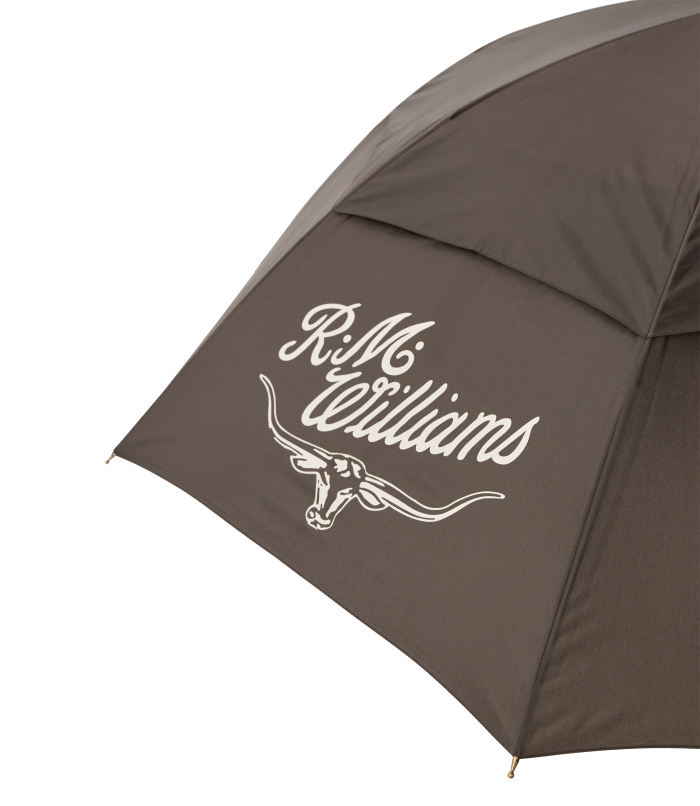 R.M.Williams - Golf Umbrella - Chestnut
