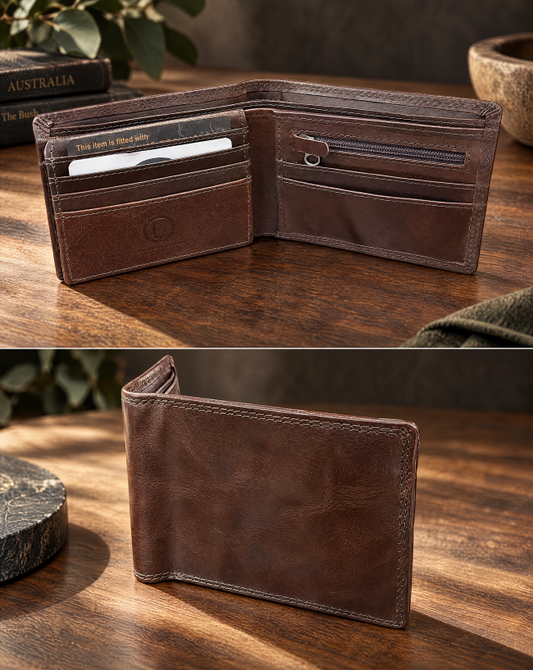 Rugged Hide - Lagos Wallet - Brown